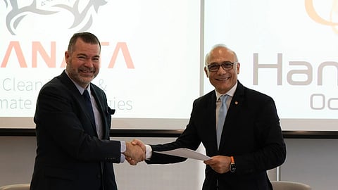 Signing of agreement between Hanwha Ocean and Kanata Clean Power Corporation