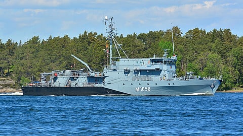German Navy minehunter Fulda
