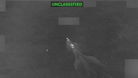 US forces struck a boat carrying narco-terrorists, June 22, 2026