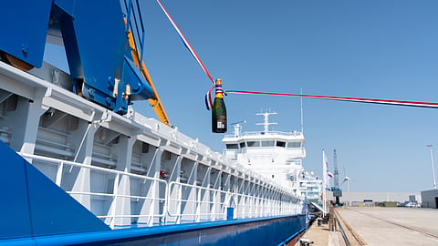 Christening ceremony of Navigare Shipping's new dry cargo vessel Hav Leiti, June 24, 2026