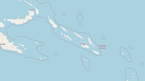Map of Solomon Islands