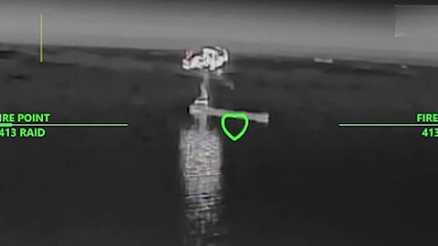 Aftermath of Ukrainian drone attack on Russian "shadow fleet" tanker in the Sea of Azov