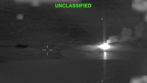 US forces launch strikes against targets in Iran in retaliation to attacks on ship traffic in the Strait of Hormuz
