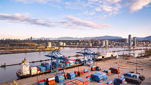 Fraser Surrey terminal, Vancouver, Canada