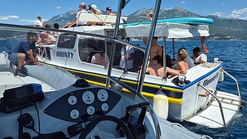 Tour boat with passengers (representative photo only) Ministry of Transport and Maritime Affairs of Montenegro