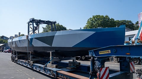 The first example of Zero USV new 17-metre unmanned surface vehicle series