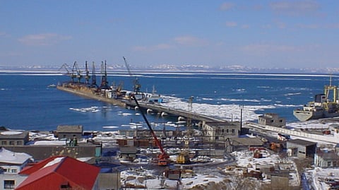 The Port of Korsakov on Russia's Sakhalin Island