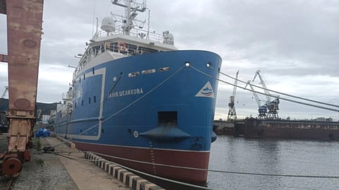 Russian crab fishing boat Zaliv Shelikhova