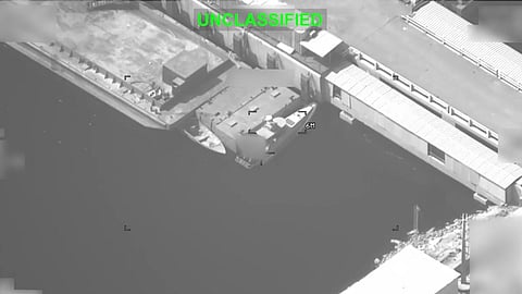 US forces target an Iranian maritime asset in its 13th consecutive night of strikes