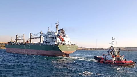 Pilatus Marine after being refloated, July 30, 2026