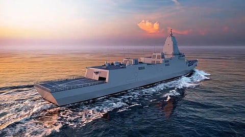 Rendering of a KDDX destroyer