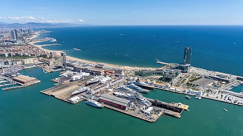MB92 Barcelona's facilities at the Port of Barcelona