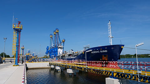 Orlen marine transshipment terminal, Gdansk, Poland