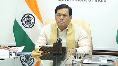Sarbananda Sonowal, India's Minister of Ports, Shipping and Waterways