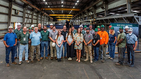 Steel-cutting ceremony for Washington State Ferries' new hybrid vessels, August 5, 2026