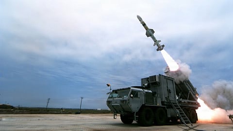 The Harpoon coastal defence system executed developmental test at Point Mugu Sea Range in July 2026 validating the system's ability to engage and neutralize maritime threats.
