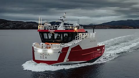 A workboat from the same series as Forvikbuen
