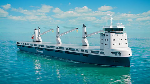 Rendering of the 17,000DWT multi-purpose carrier