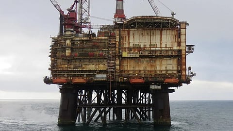 Magnus platform in the North Sea