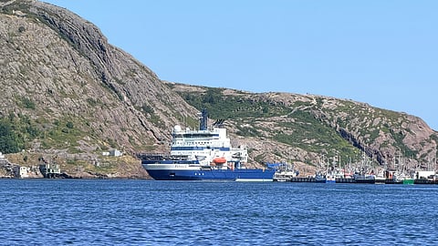Arctia's icebreaker Nordica upon arrival in St John's, Newfoundland and Labrador, September 4, 2026