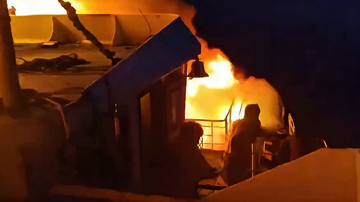Five dead after underway ferry catches fire in Western Philippines
