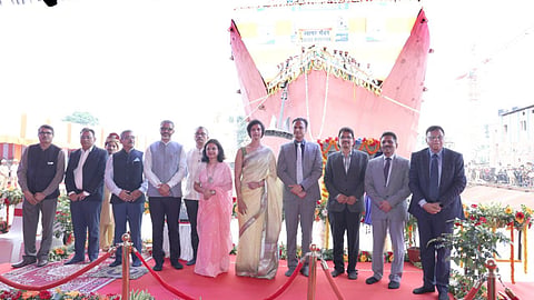 Launch of Sagar Manthan, a new ocean research vessel being built for India's National Centre for Polar and Ocean Research, September 9, 2026