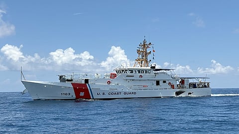The US Coast Guard Sentinel-class fast response cutter USCGC Jeffrey Palazzo