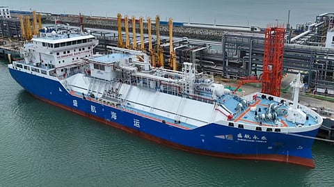 Shenghang Yongle, the world's first operational ammonia bunkering vessel