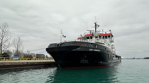 CCGS Judy LaMarsh, a rebuilt icebreaker acquired by the Canadian Coast Guard from a private operator