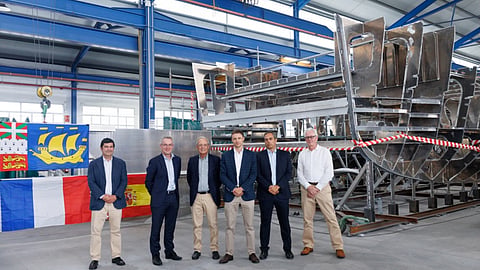 Laying of the keel of Janot, a new ferry ordered by French operator SPM Ferries