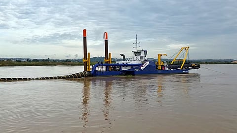 Damen has delivered a cutter suction dredger to 4Clans Nig for waterfront land reclamation in Asaba, Delta State, Nigeria