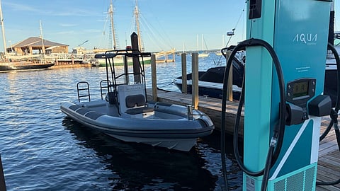 The Freshwater Research and Innovation Center's new 24-foot electric research and training RIB