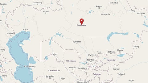 Map of Kazakhstan