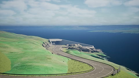 Artist's impression of Yell Sound reference tunnel design