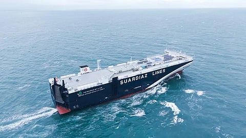 RS Atlantico, a liquefied natural gas (LNG) dual-fuel car carrier