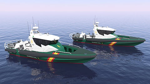 Rendering of 35-metre patrol boats