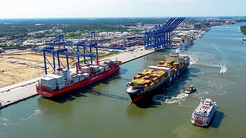 Ocean Terminal at the Port of Savannah, Georgia