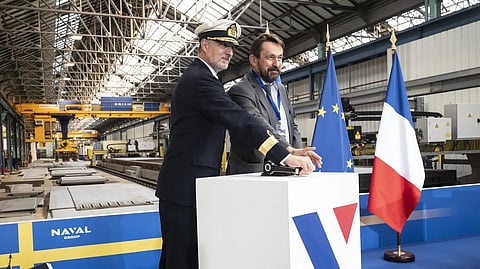 Steel cut for Sweden’s first FDI frigate in France