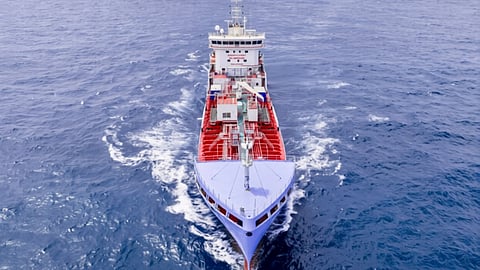 A new 6,600-tonne-capacity product tanker built by Wuhu Shipyard
