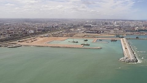 Casablanca shipyard in Morocco