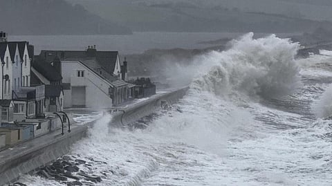 Storm impacts at Torcross in early 2026