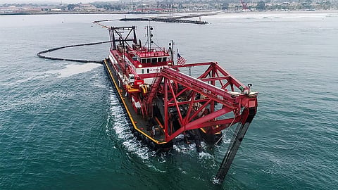 Cutter suction dredger HR Morris
