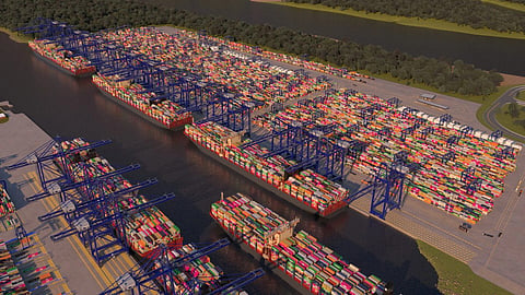 Concept render of Savannah Container Terminal