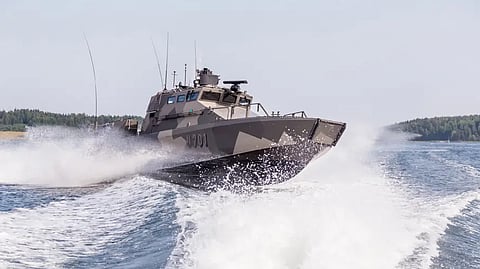 A 20-metre combat boat
