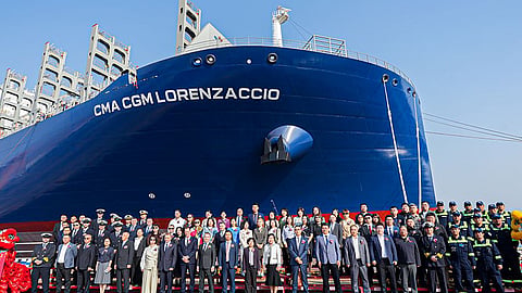 Naming ceremony of CMA CGM Lorenzaccio
