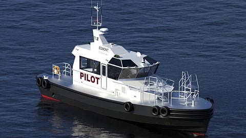 Rendering of a 57-foot pilot boat