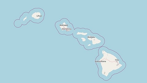 Map of Hawaii