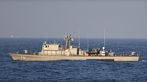 Commodore Andreas Ioannides of the Cyprus Naval Command