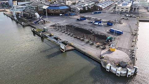 The S2 quay at the Port of Turku in Finland