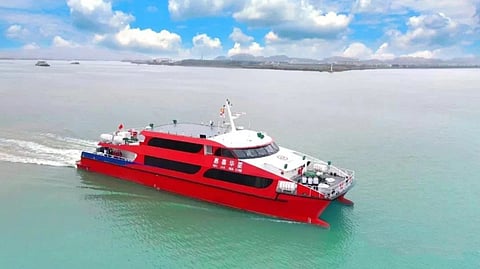 New fast ferry delivered to Guangdong Jianghua Shipping